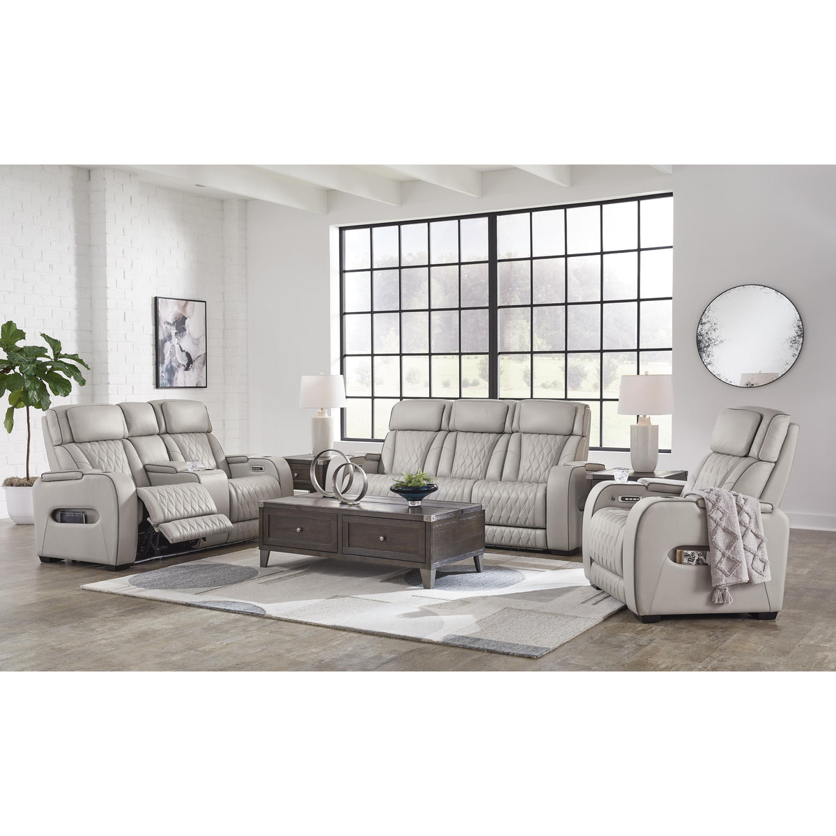  Signature Design by Ashley Boyington U2710518 Power Reclining Loveseat with Console and Adjustable Headrest IMAGE 17