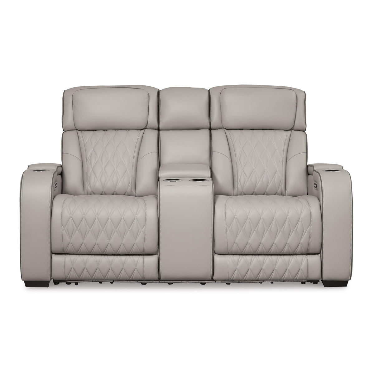  Signature Design by Ashley Boyington U2710518 Power Reclining Loveseat with Console and Adjustable Headrest IMAGE 3