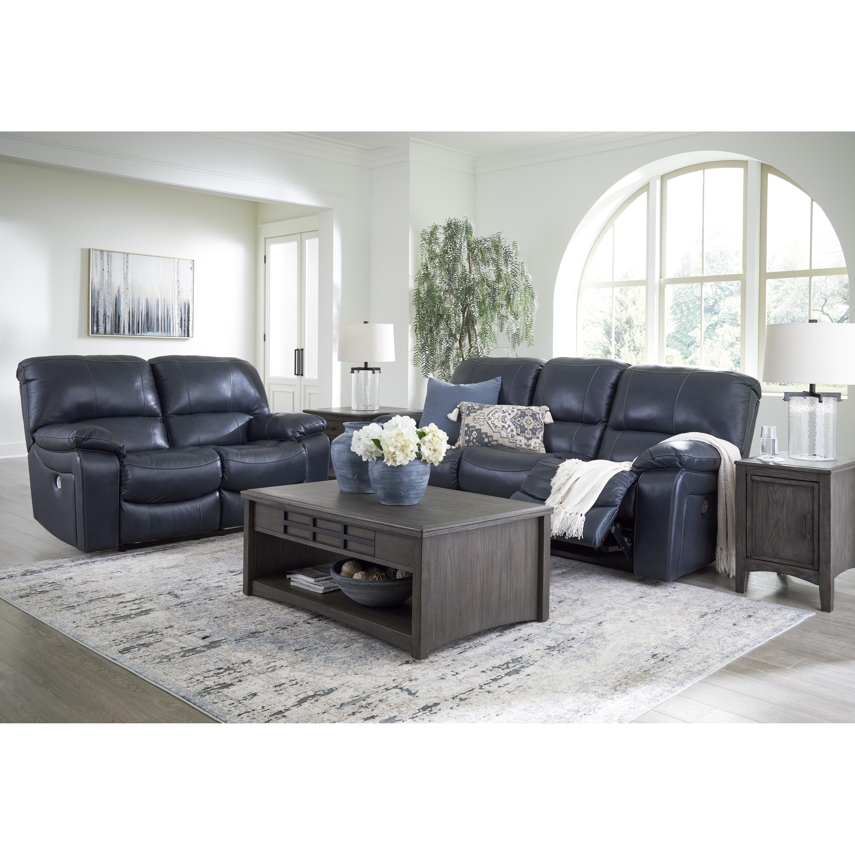  Signature Design by Ashley Leesworth U4380974 Reclining Power Loveseat IMAGE 11