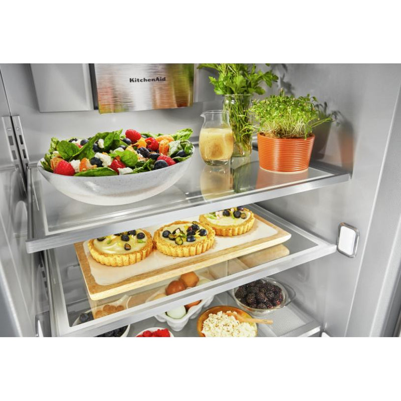 KitchenAid 48-inch, 30 cu. ft. Built-in Side-by-Side Refrigerator with Internal Ice Maker KBSN708MBS IMAGE 8