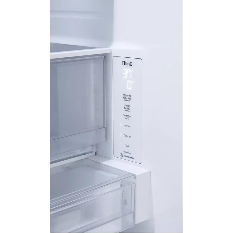 LG 36-inch, 31.7 cu. ft. Standard-Depth Max French 3-Door Refrigerator with Door Cooling+ LRFLS3206S IMAGE 10