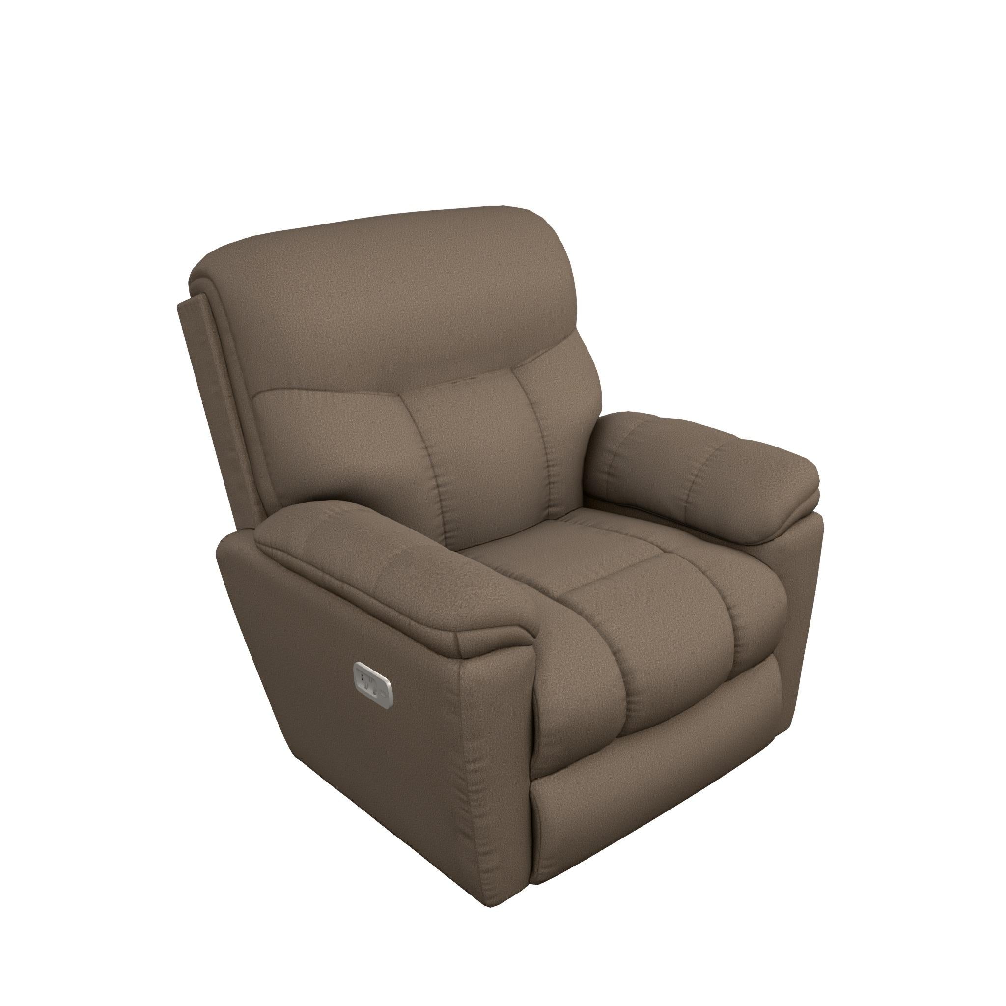  La-Z-Boy Morrison Power Rocking Recliner w/ Headrest & Lumbar - Cappuccino IMAGE 1