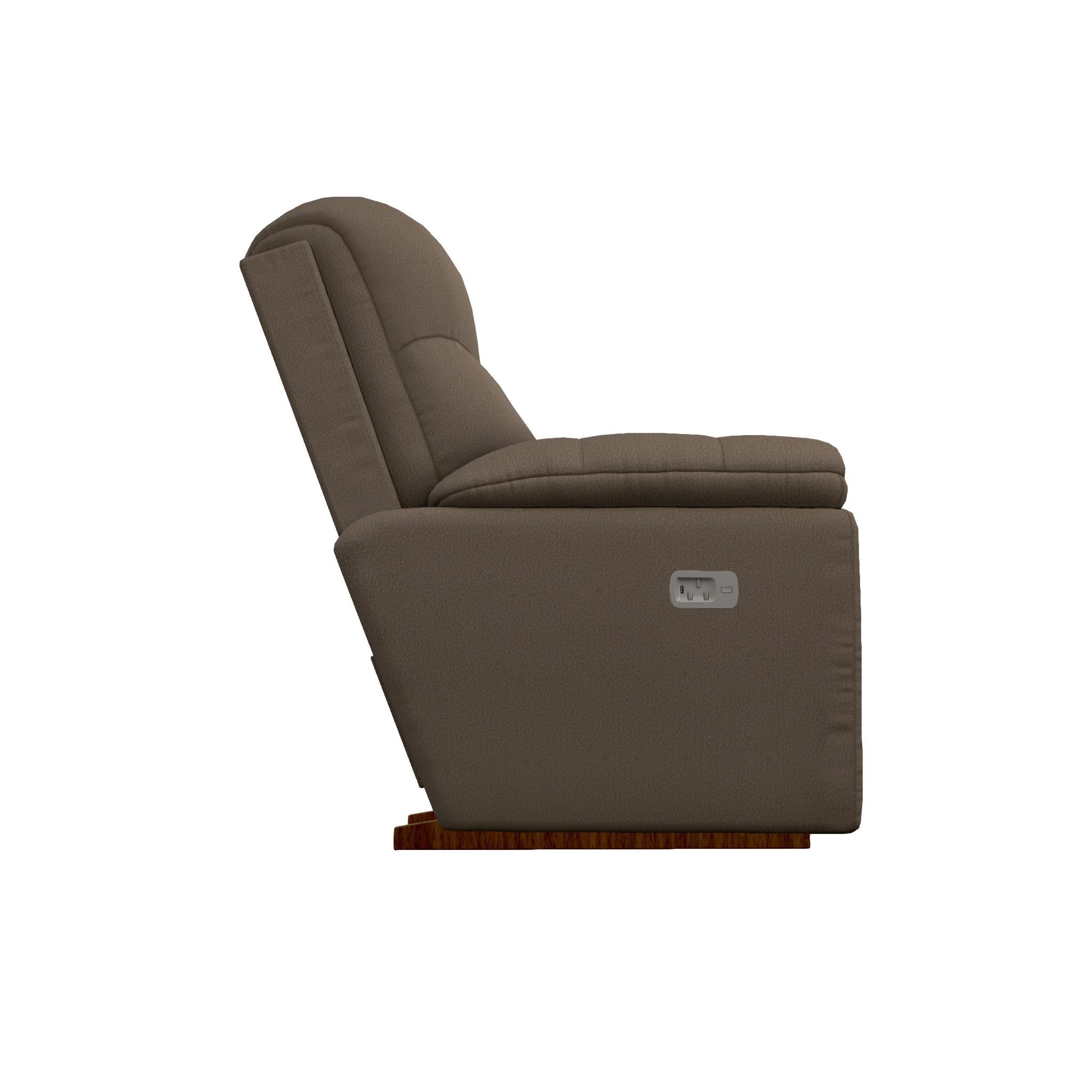  La-Z-Boy Morrison Power Rocking Recliner w/ Headrest & Lumbar - Cappuccino IMAGE 2
