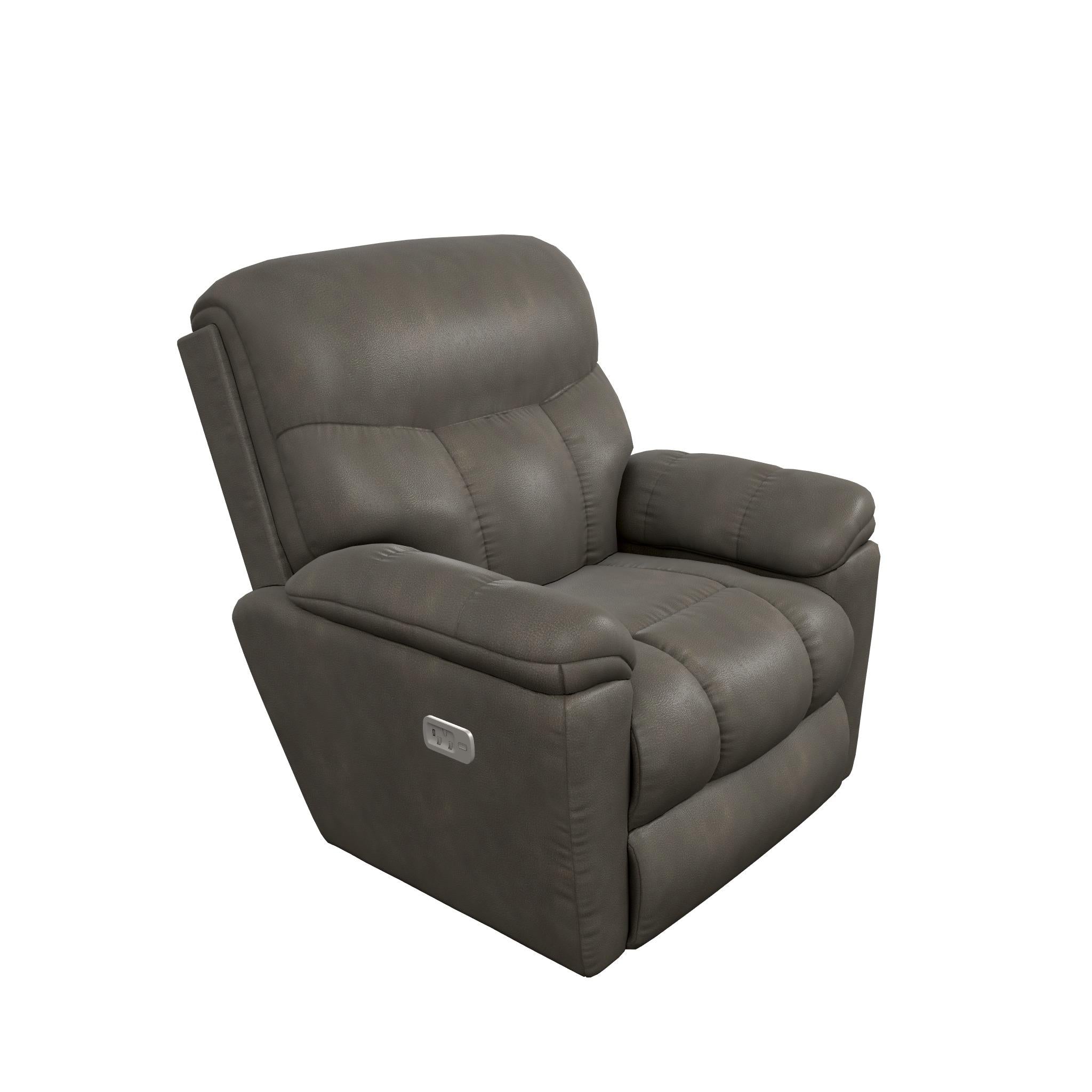  La-Z-Boy Redwood Power Rocking Recliner w/ Headrest & Lumbar - Slate IMAGE 1
