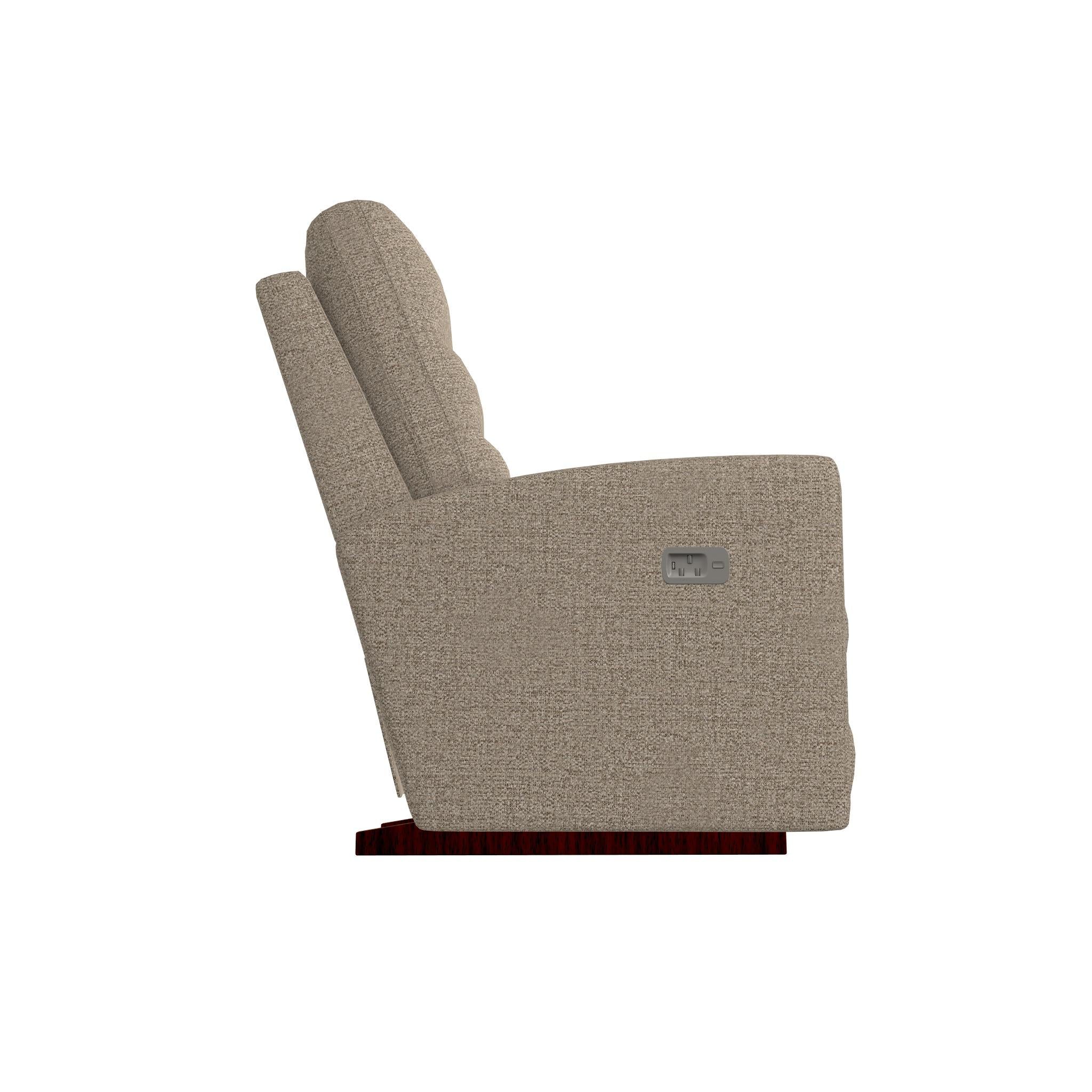 La-Z-Boy Liam Power Rocking Recliner w/ Headrest & Lumbar - Fawn IMAGE 3