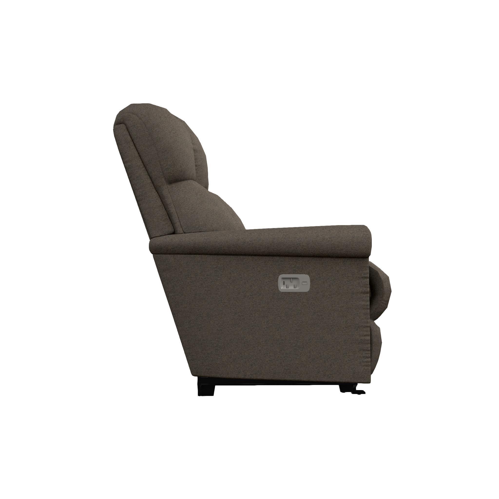  La-Z-Boy Pinnacle Power Wall Recliner w/ Headrest & Lumbar - Java IMAGE 3