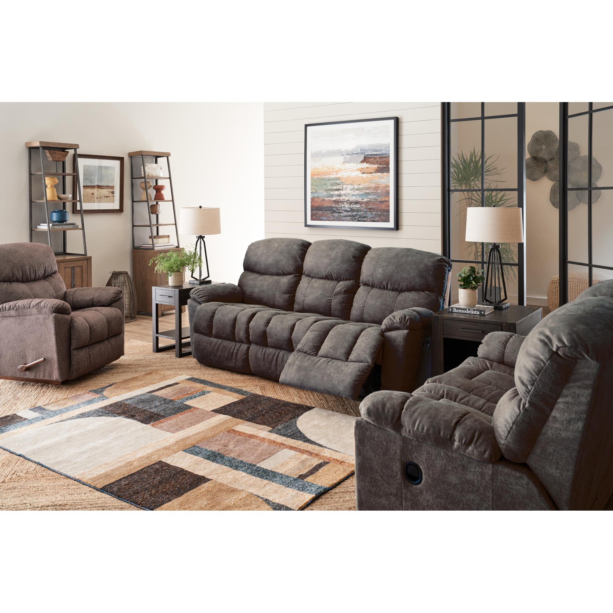  La-Z-Boy Morrison Power Reclining Sofa w/ Headrest - Ink IMAGE 5