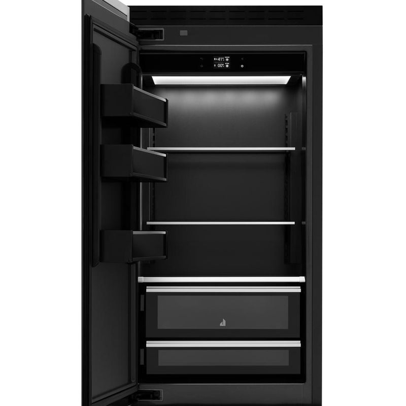 JennAir 30-inch, 16.3 cu.ft. Built-in Bottom Freezer Refrigerator with Obsidian Interior JBBFL30NMX IMAGE 3