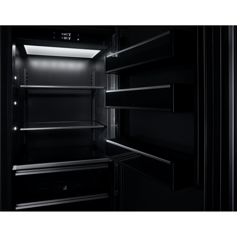 JennAir 30-inch, 16.3 cu.ft. Built-in Bottom Freezer Refrigerator with Obsidian Interior JBBFR30NMX IMAGE 4