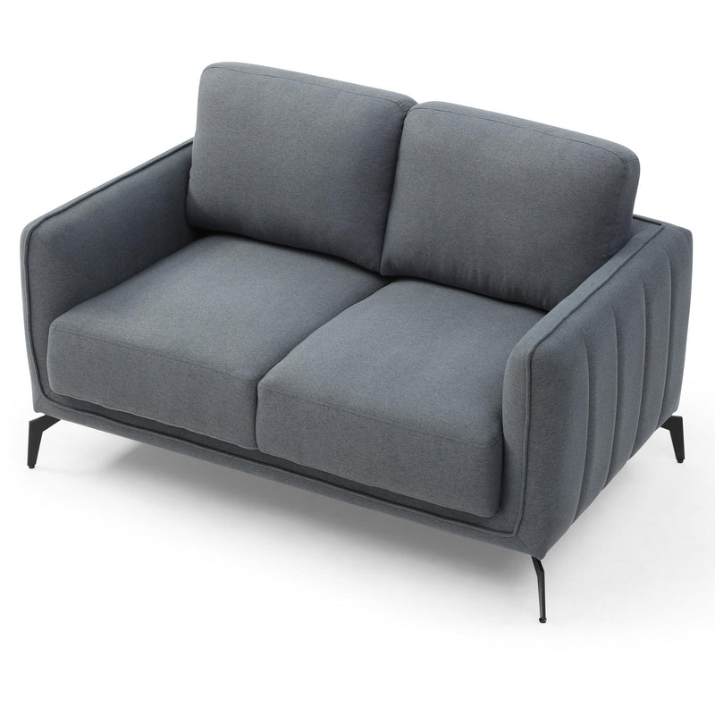 Global Style Furniture Loveseats Stationary Dash SF1553 Loveseat - Grey IMAGE 3