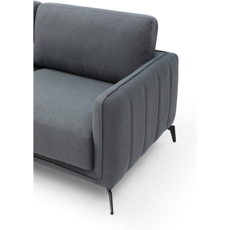 Global Style Furniture Loveseats Stationary Dash SF1553 Loveseat - Grey IMAGE 4