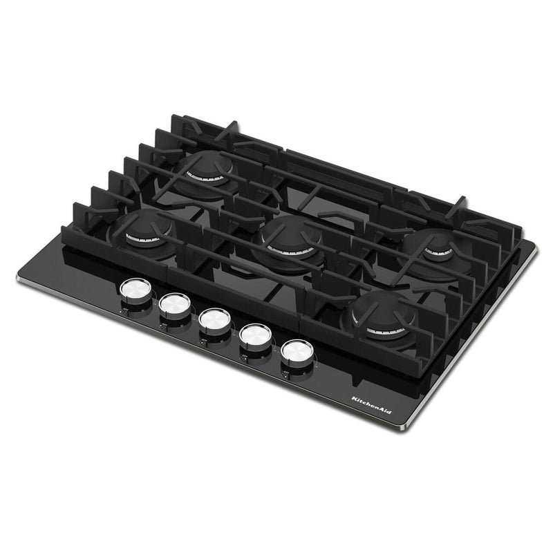 KitchenAid 30-inch Built-in Gas Cooktop with 5 Burners KCGG530PBL IMAGE 2