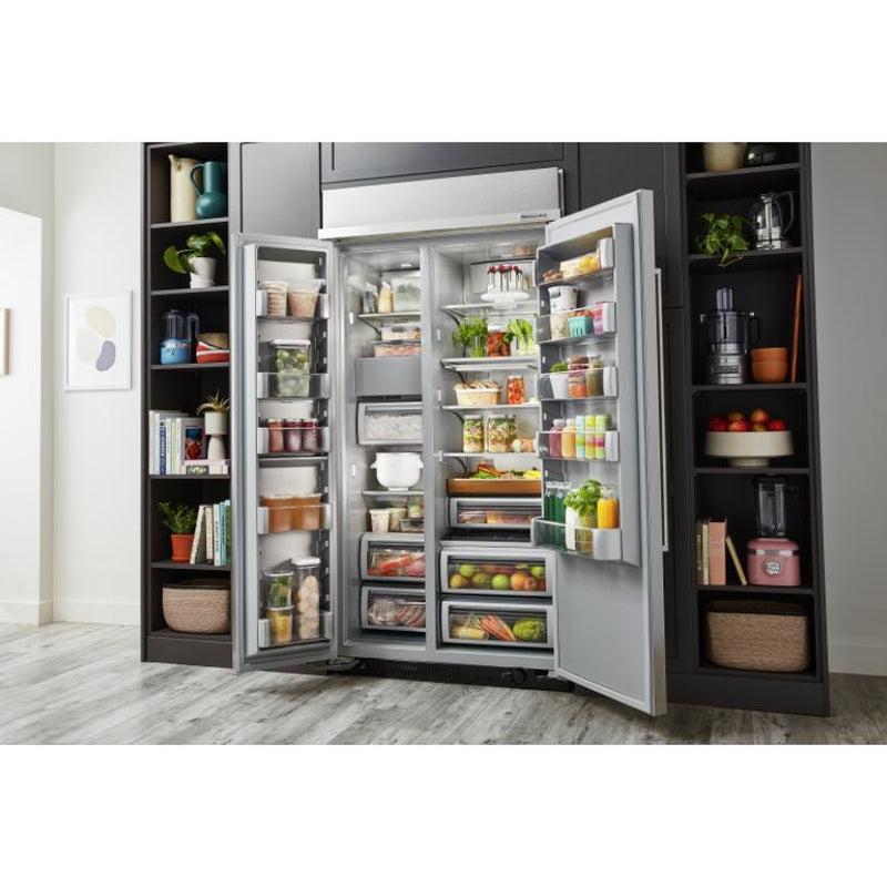 KitchenAid 48-inch, 30 cu. ft. Built-in Side-by-Side Refrigerator with Internal Ice Maker KBSN708MPA IMAGE 15