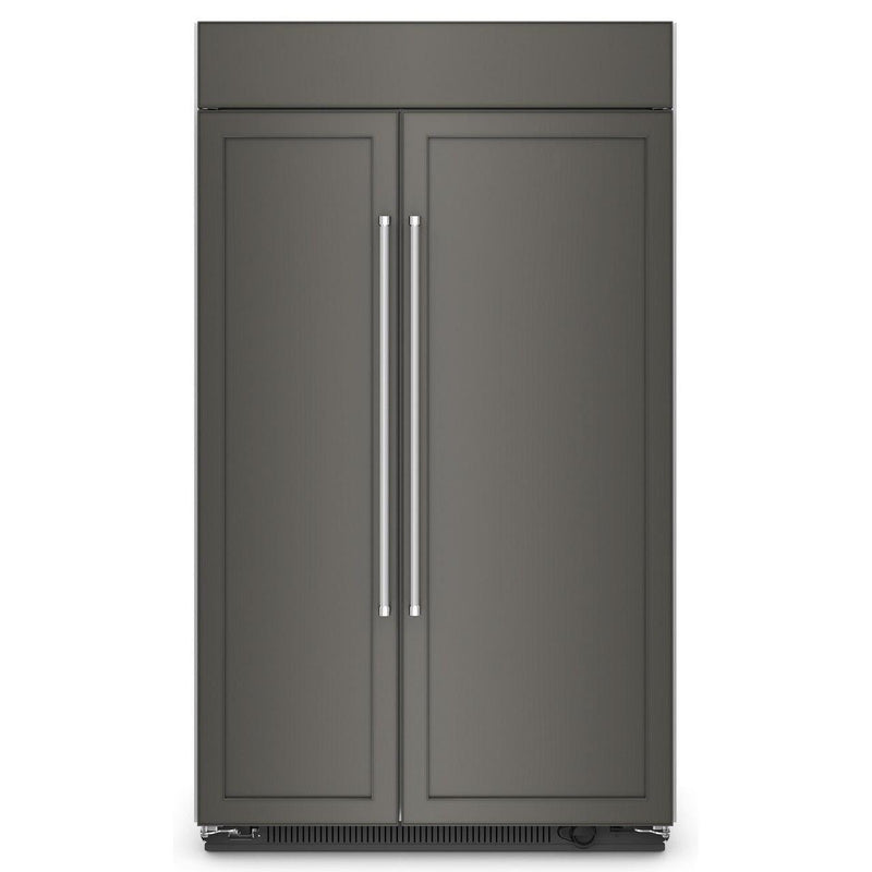 KitchenAid 48-inch, 30 cu. ft. Built-in Side-by-Side Refrigerator with Internal Ice Maker KBSN708MPA IMAGE 1