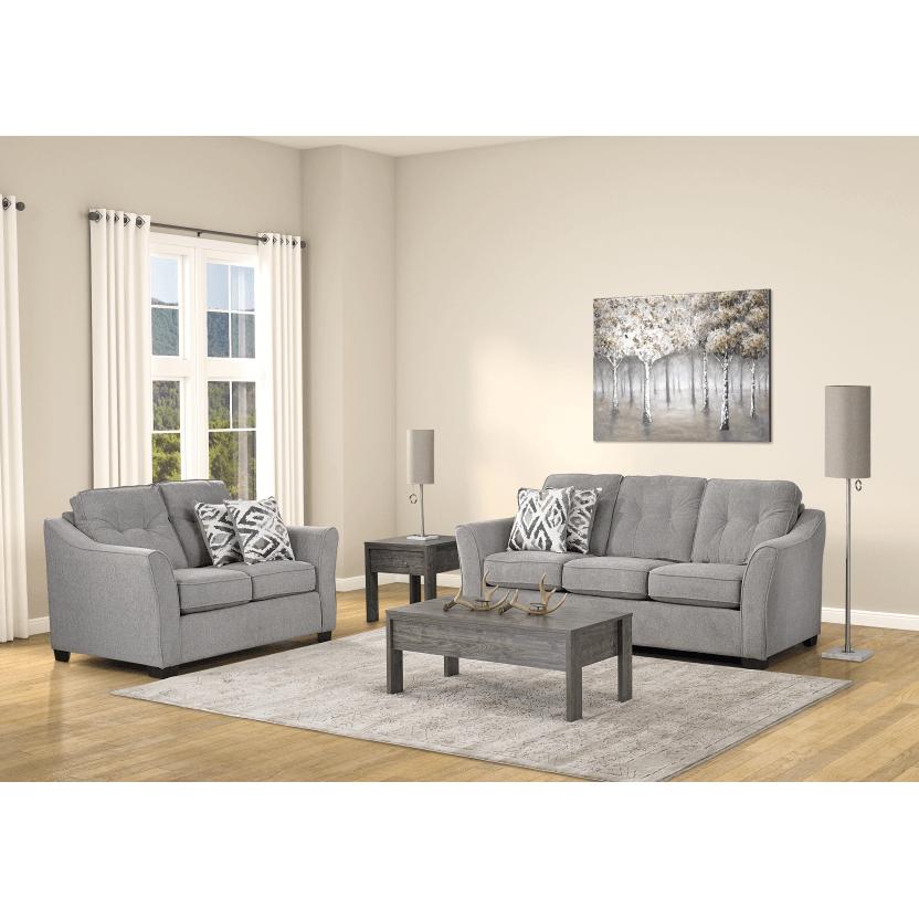  Minhas Furniture Stationary Fabric Loveseat AB2052-SA-L IMAGE 2