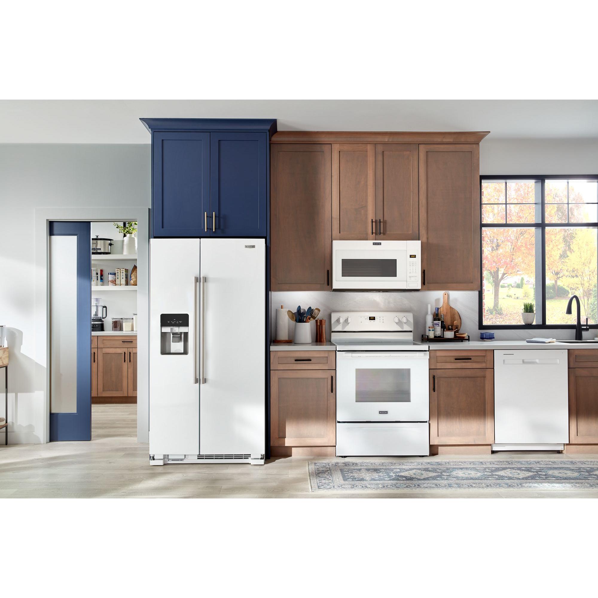  Maytag 36 in. 25 cu. ft.  Side-by-Side Refrigerator MRSF4036PW IMAGE 9