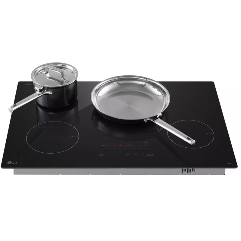 LG 30-inch Induction Cooktop with UltraHeat™ CBIH3013BE IMAGE 2