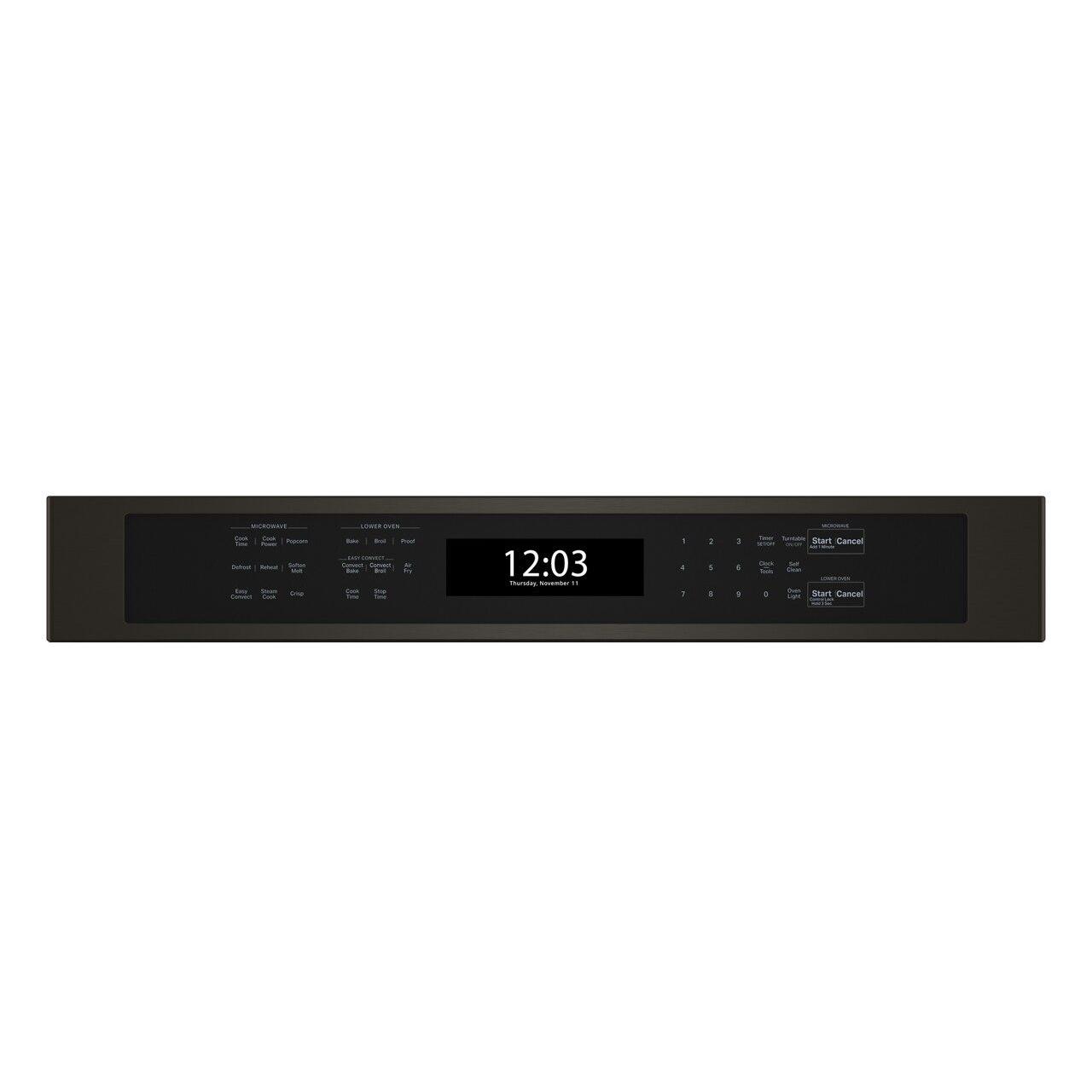 KitchenAid 30-inch, 6.4 cu. ft. Built-in Combination Wall Oven with Microwave with Air Fry KOEC530PBS IMAGE 3