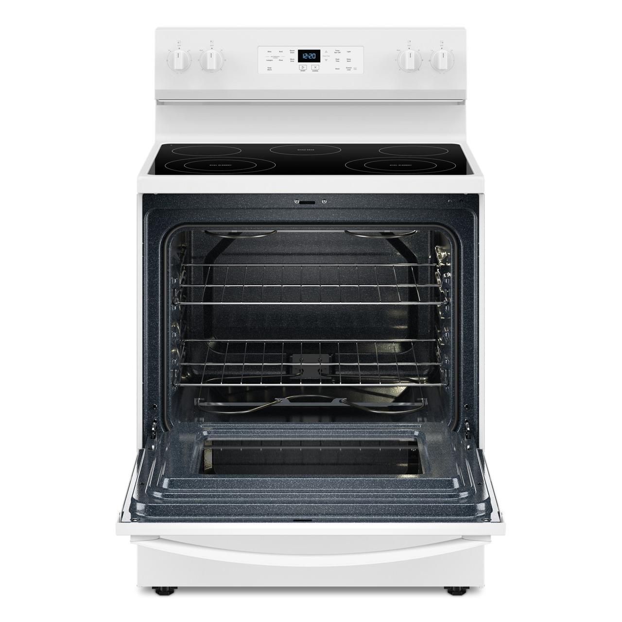 Whirlpool 30-inch Freestanding Electric Range YWFES3330RW IMAGE 2