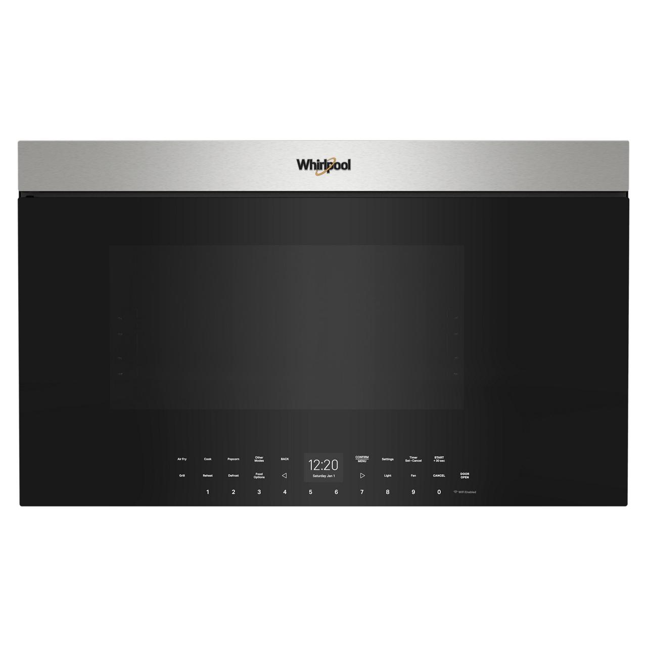  Whirlpool 30-inch, 1.1 cu. ft. Over-the-Range Microwave Oven with Air Fry Technology YWMMF7330RZ IMAGE 1