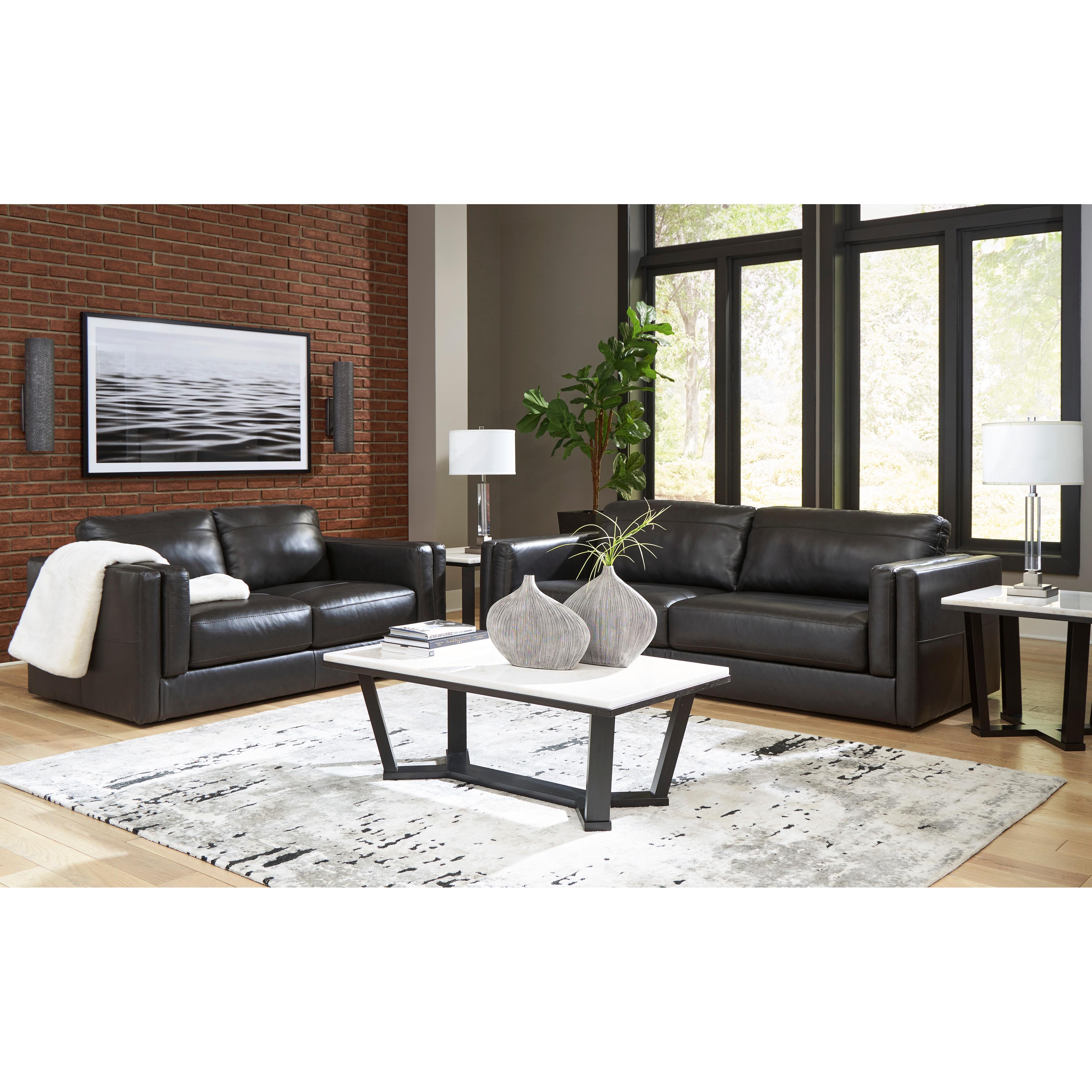  Signature Design by Ashley Amiata 5740535C Loveseat IMAGE 8