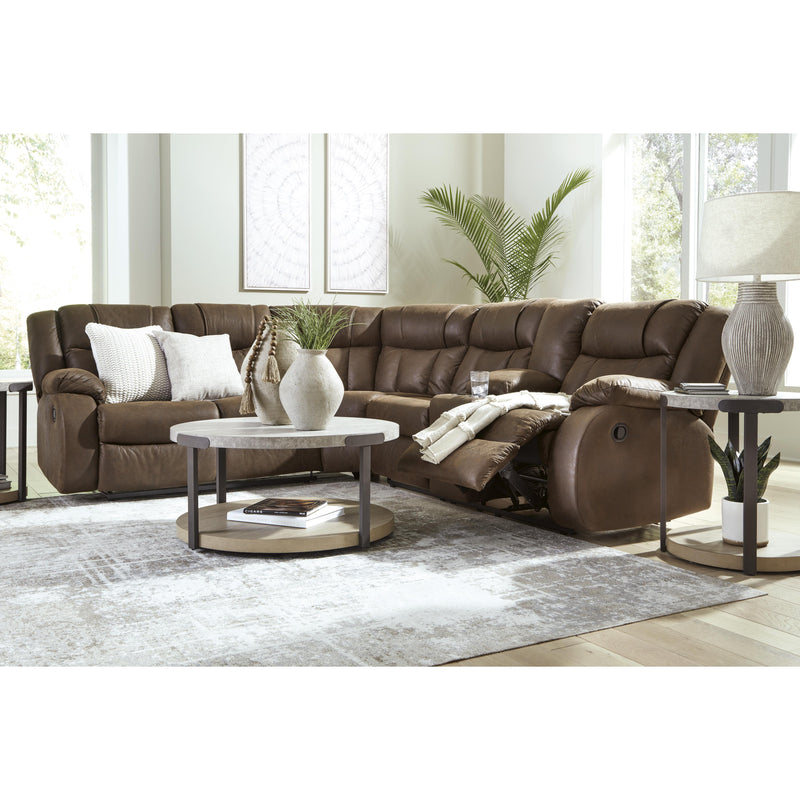 Signature Design by Ashley Trail Boys Reclining Leather Look 2 pc Sectional 8270348C/8270349C IMAGE 9