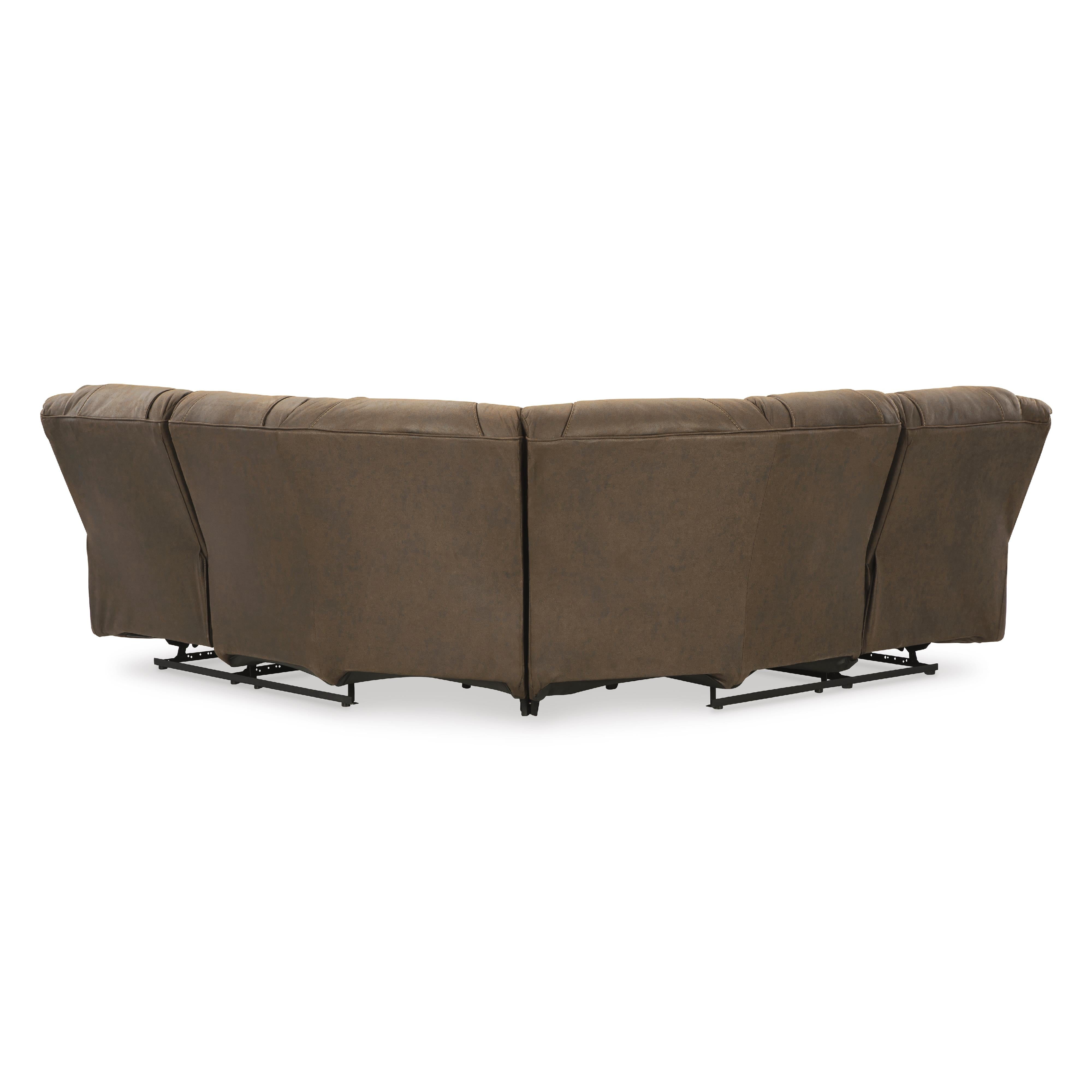  Signature Design by Ashley Trail Boys 82703S2C 2 pc Reclining Sectional IMAGE 3