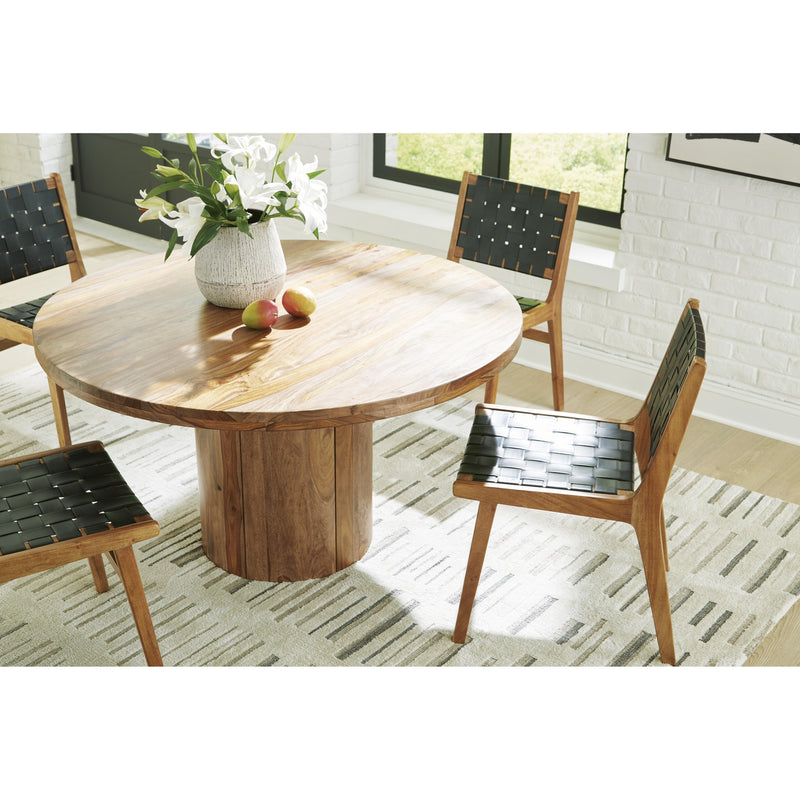 Signature Design by Ashley Round Dressonni Dining Table D790-50 IMAGE 6