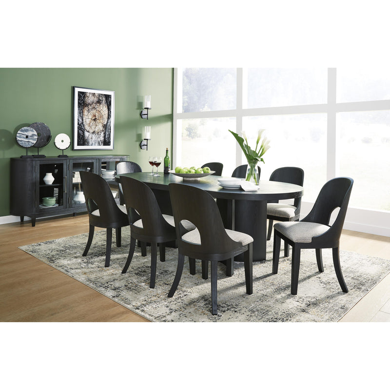 Signature Design by Ashley Oval Rowanbeck Dining Table D821-25 IMAGE 9