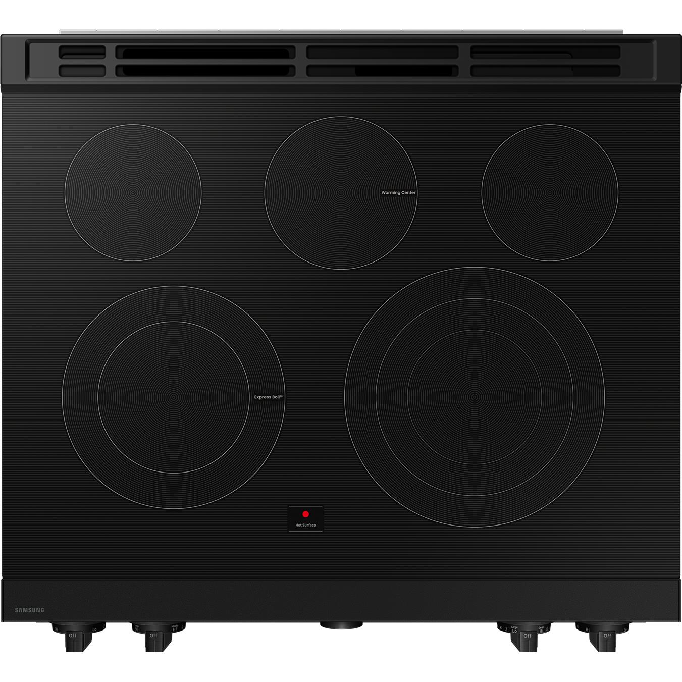  Samsung 6.3 cu. ft. Bespoke Smart Slide-In Electric Range NSE6DG8500SR/AC IMAGE 3