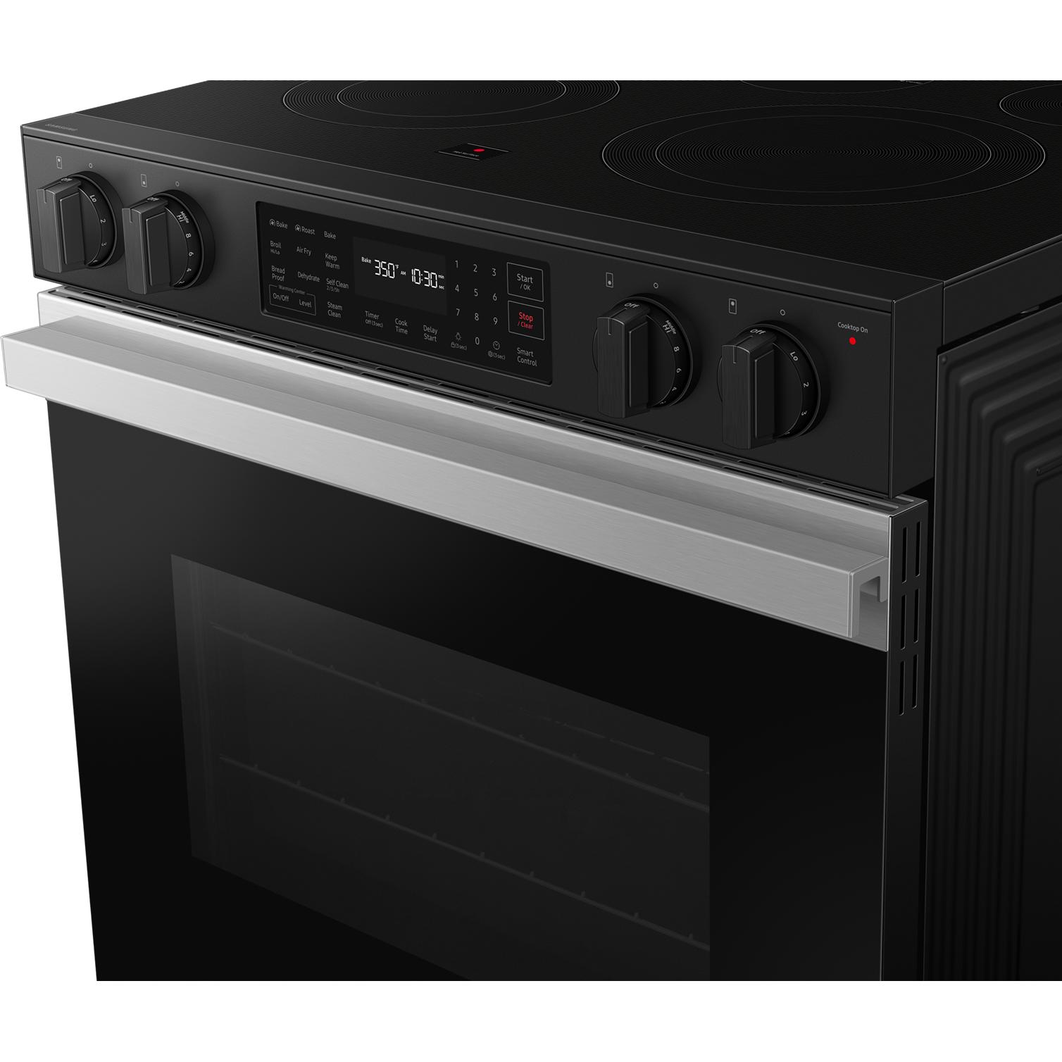  Samsung 6.3 cu. ft. Bespoke Smart Slide-In Electric Range NSE6DG8300SR/AC IMAGE 3