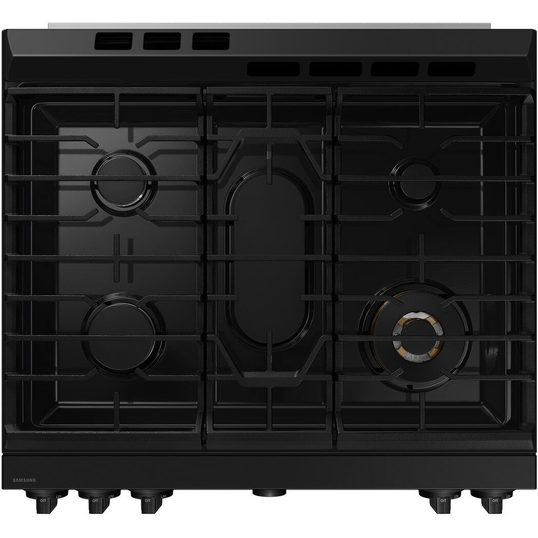  Samsung 6.0 cu. ft. Bespoke Smart Slide-In Gas Range NSG6DB870012/AA IMAGE 5