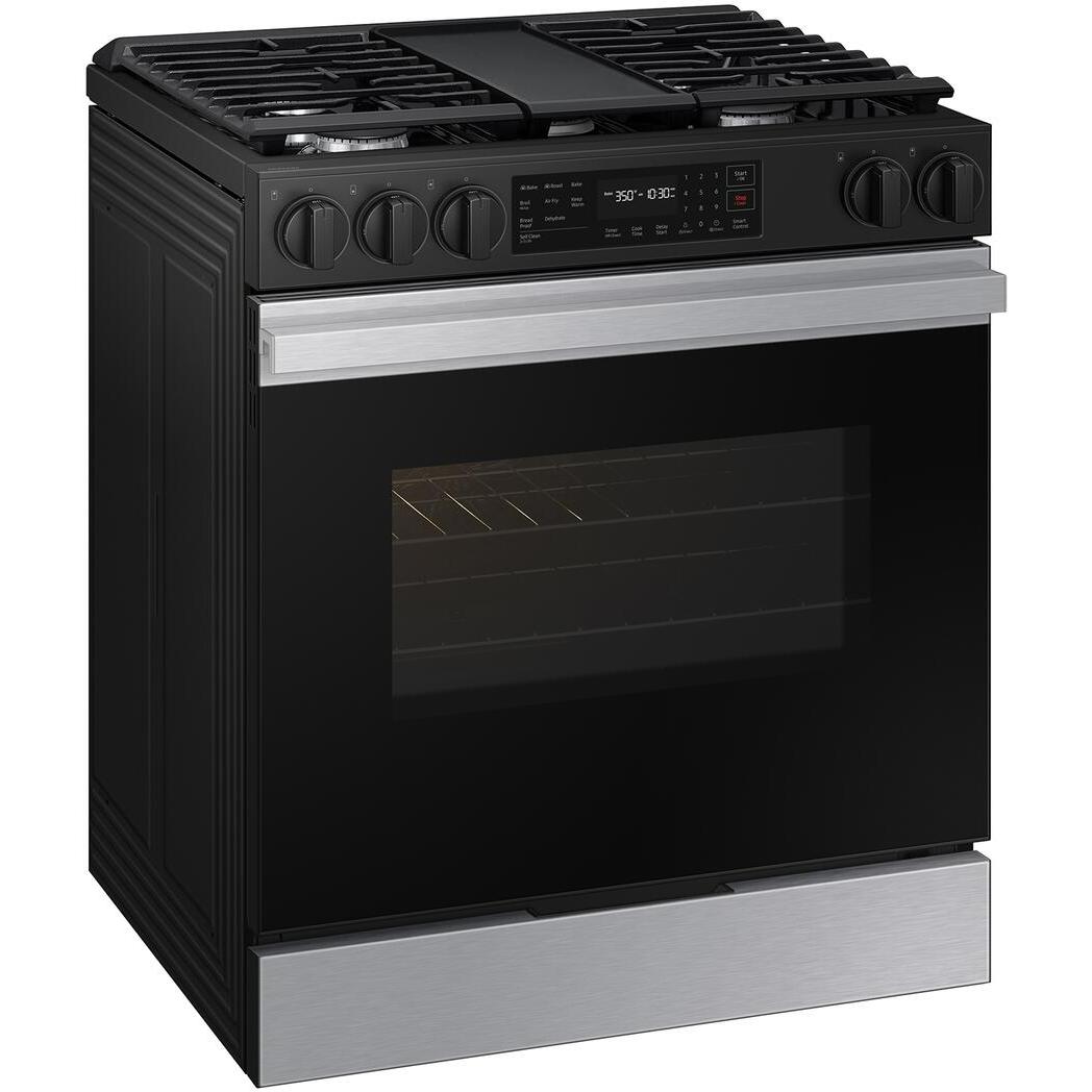  Samsung 6.0 cu. ft. Bespoke Smart Slide-In Gas Range NSG6DG8300SR/AA IMAGE 10