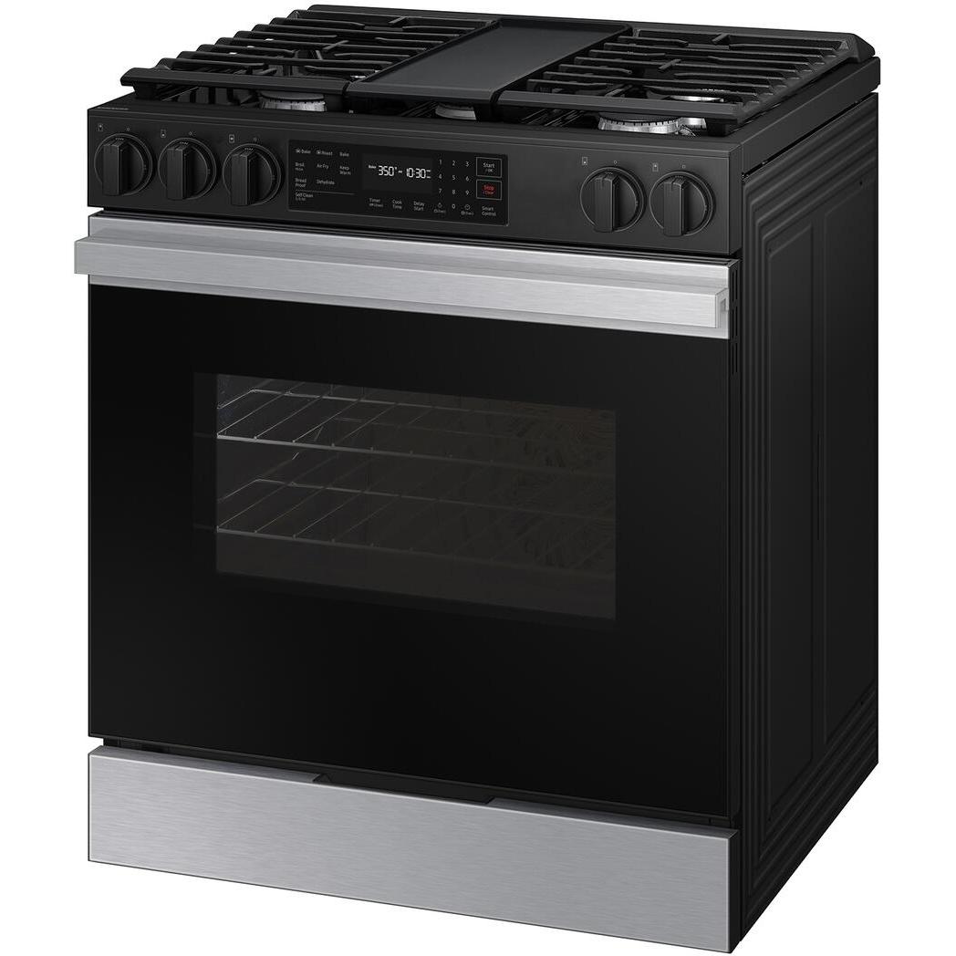  Samsung 6.0 cu. ft. Bespoke Smart Slide-In Gas Range NSG6DG8300SR/AA IMAGE 9