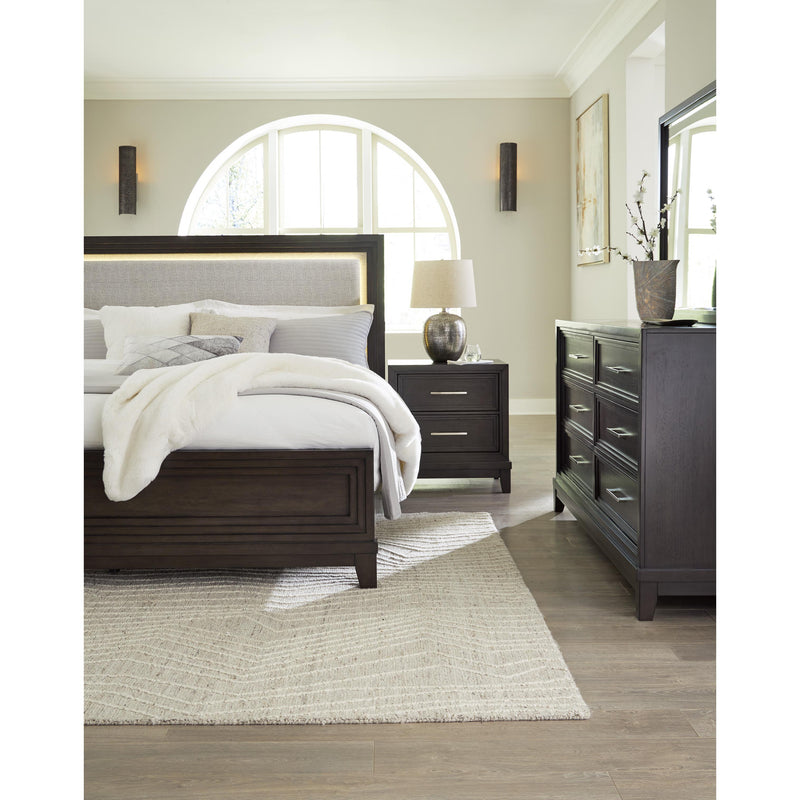 Signature Design by Ashley Neymorton Queen Upholstered Panel Bed B618-57/B618-54/B618-97 IMAGE 11