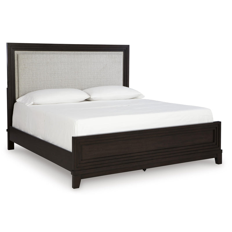 Signature Design by Ashley Neymorton Queen Upholstered Panel Bed B618-57/B618-54/B618-97 IMAGE 2
