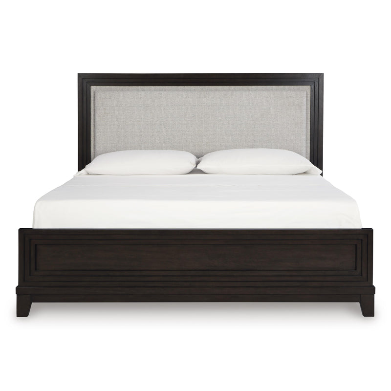 Signature Design by Ashley Neymorton Queen Upholstered Panel Bed B618-57/B618-54/B618-97 IMAGE 4