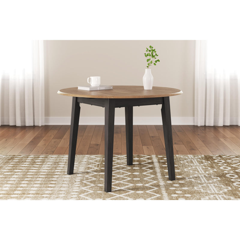 Signature Design by Ashley Round Gesthaven Dining Table D396-15 IMAGE 5