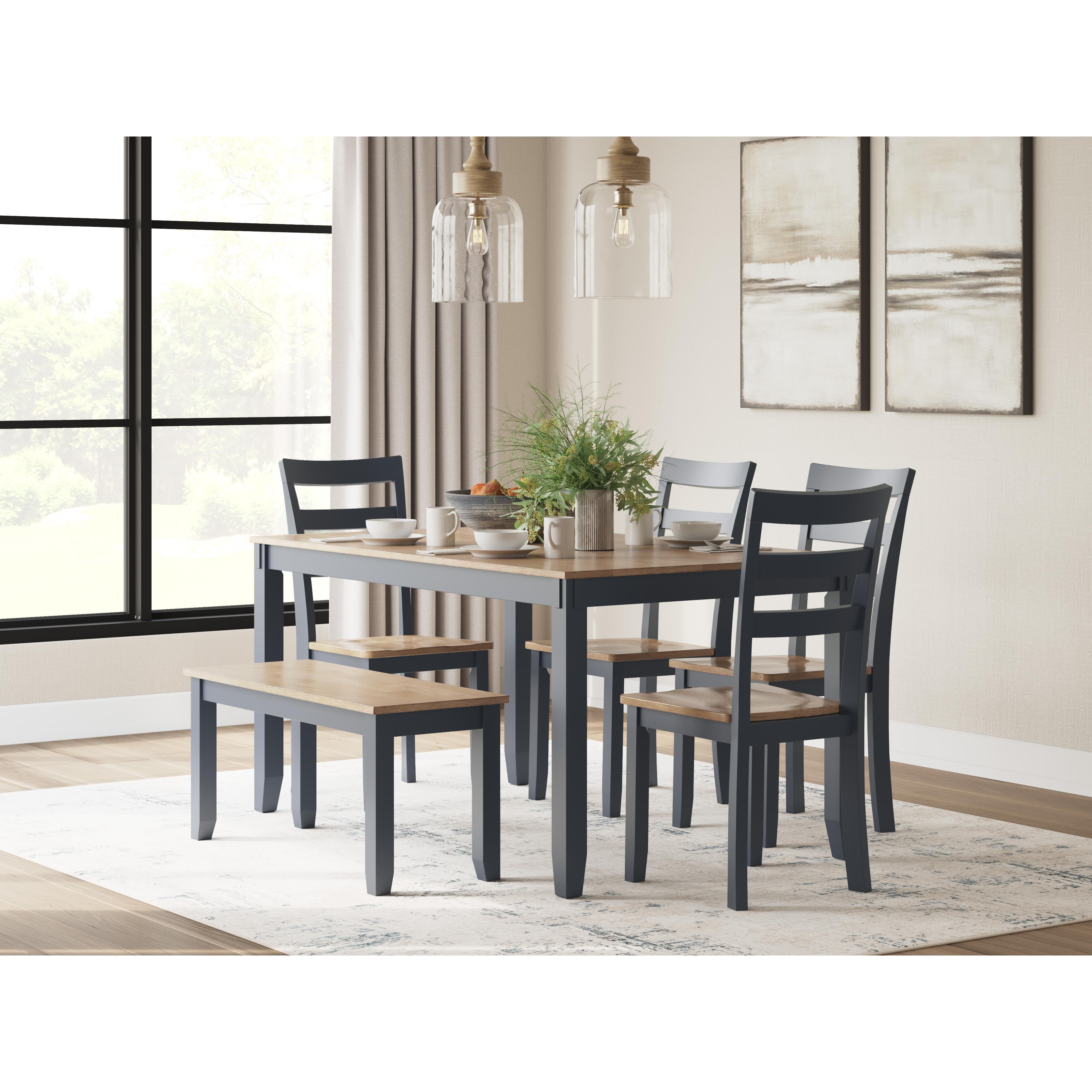 Signature Design by Ashley Gesthaven D399-325 Dining Room Table Set IMAGE 3