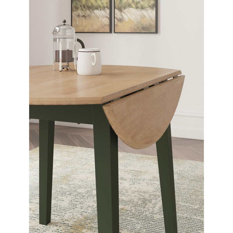 Signature Design by Ashley Round Gesthaven Dining Table D401-15 IMAGE 6