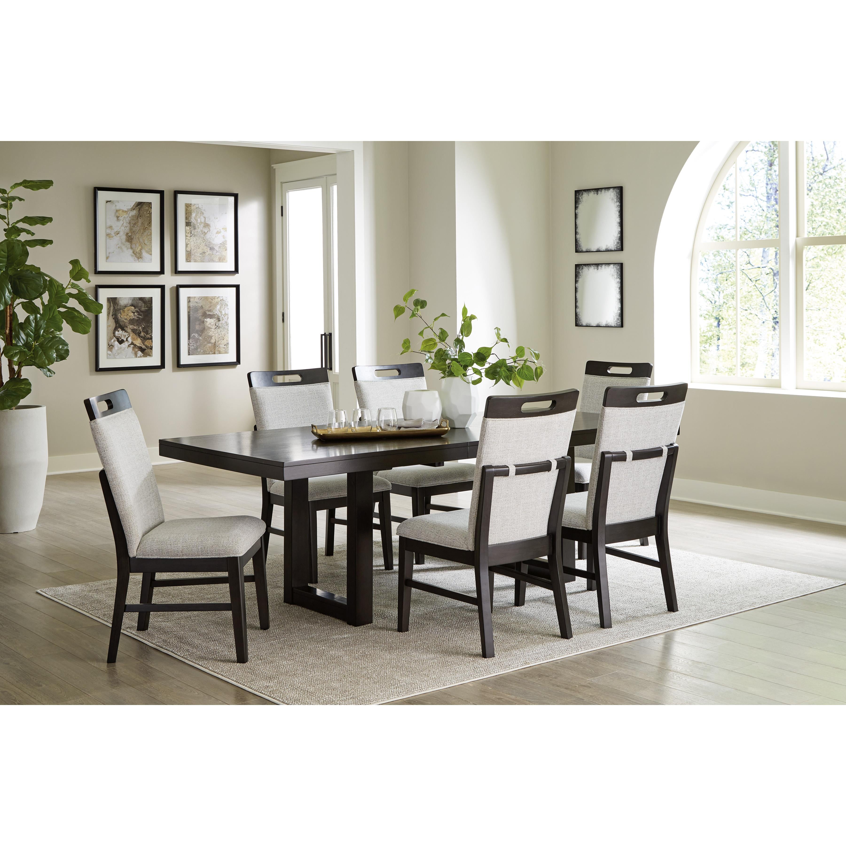  Signature Design by Ashley Neymorton D618-35 Rectangular Dining Room Butterfly Extension Table IMAGE 9