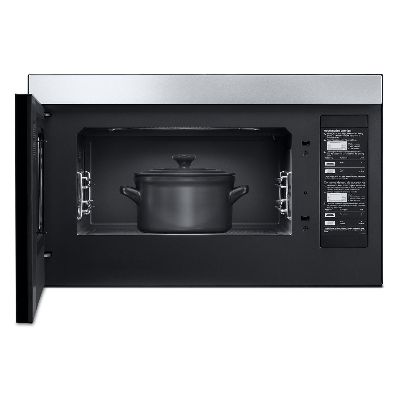  JennAir 30-inch, 1.1 cu. ft. Over-the-Range Microwave Oven with Air Fry Technology YJMHF730RBL IMAGE 2