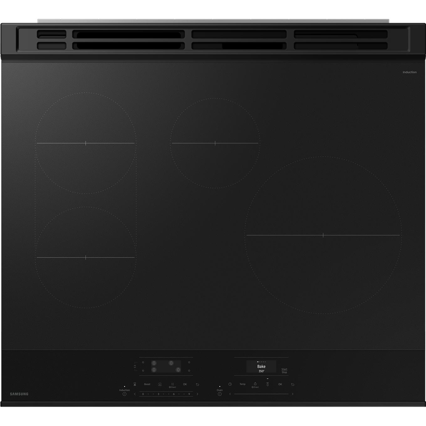 Samsung 6.3 cu. ft. Bespoke Smart Slide-In Induction Range NSI6DG9300SR/AC IMAGE 4