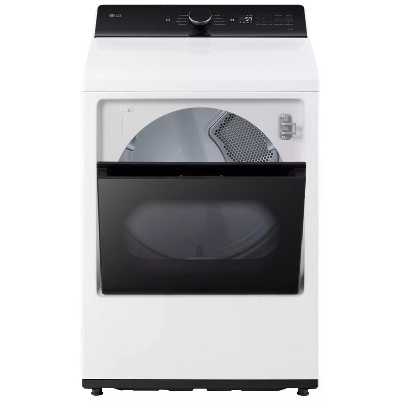 LG 7.3 cu. ft. Electric Dryer with EasyLoad™ Door and AI Sensing DLE8400WE IMAGE 4