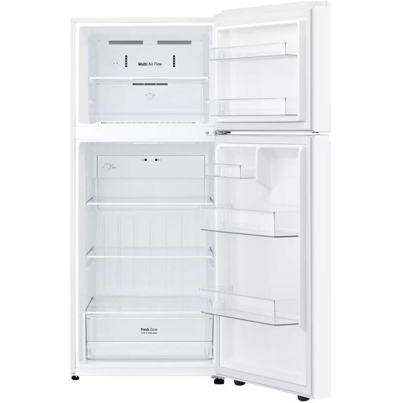 LG 27.5-inch, 17.5 cu. ft. Freestanding Top Freezer Refrigerator with Ice Maker LT18S2100W IMAGE 2