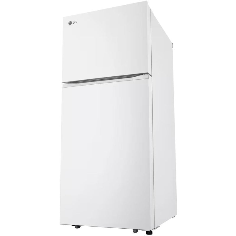 LG 27.5-inch, 17.5 cu. ft. Freestanding Top Freezer Refrigerator with Ice Maker LT18S2100W IMAGE 3