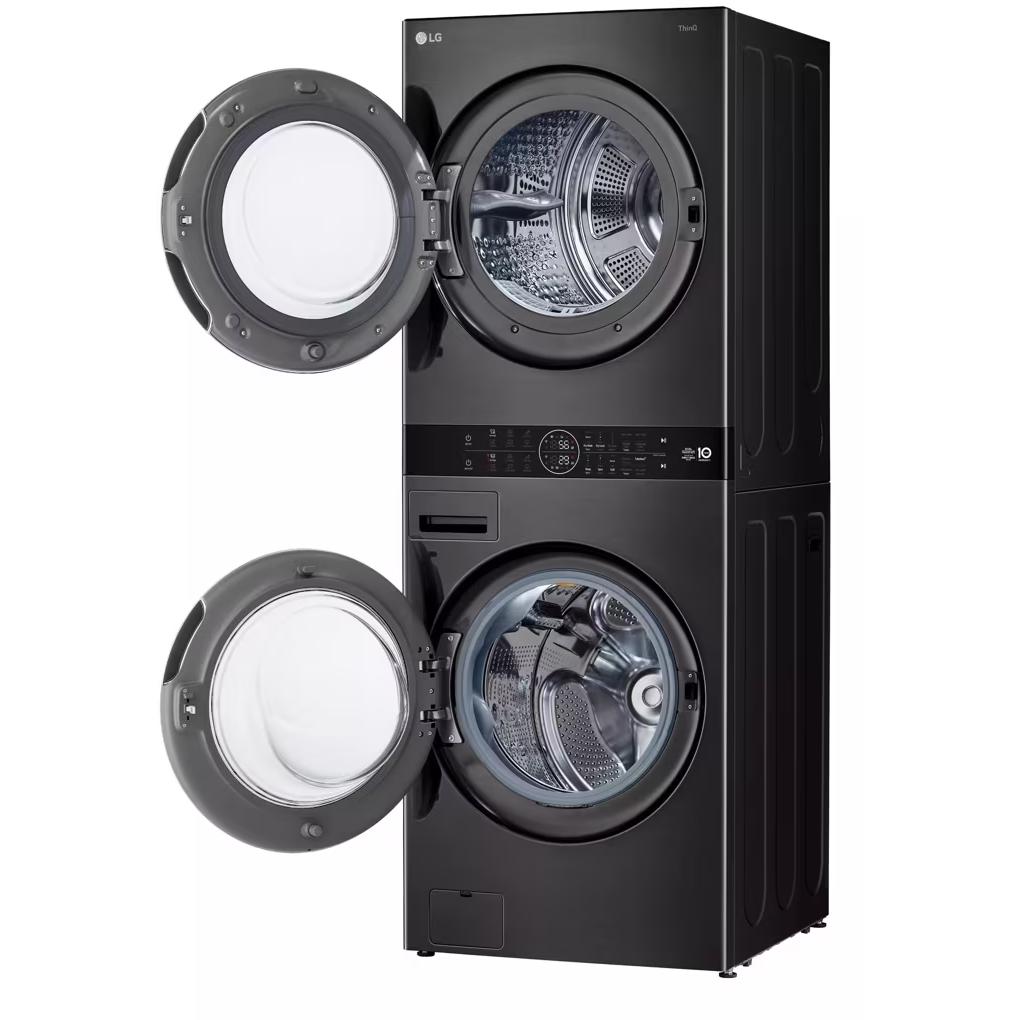 LG Stacked Washer/Dryer Electric Laundry Center with Wi-Fi WKHC252HBA