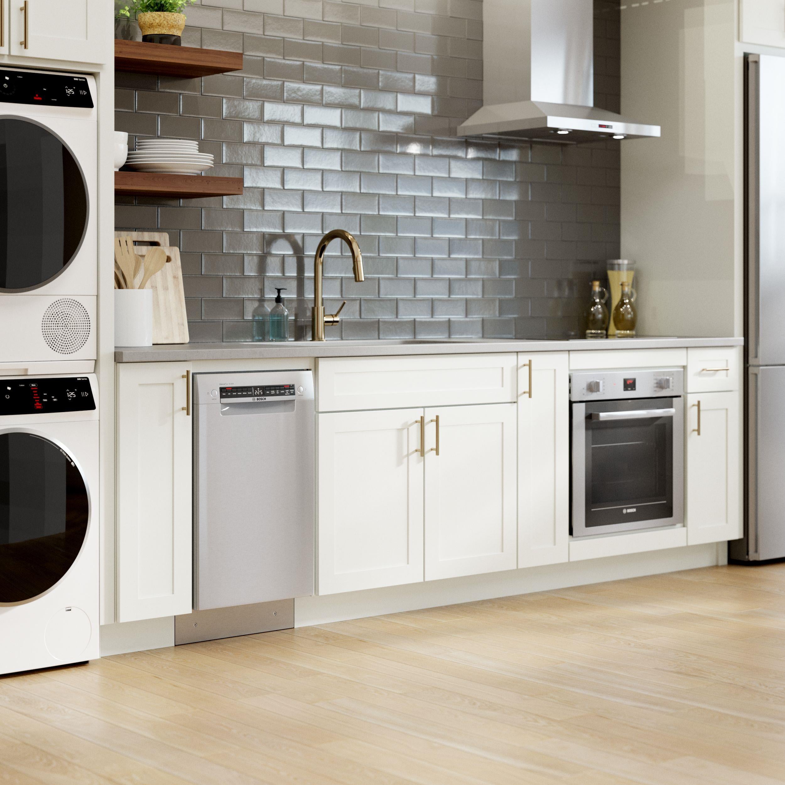  Bosch Built-in, 800 Series 18" Recessed Handle ADA-compliant Dishwasher SPE68C75UC IMAGE 14