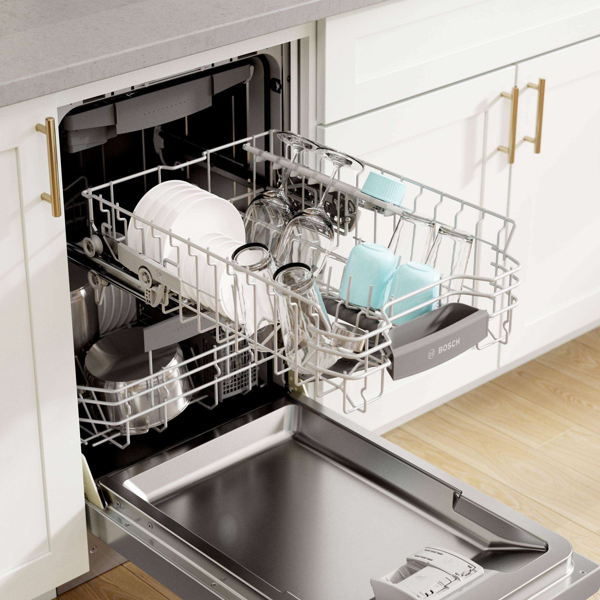  Bosch Built-in, 800 Series 18" Recessed Handle ADA-compliant Dishwasher SPE68C75UC IMAGE 17