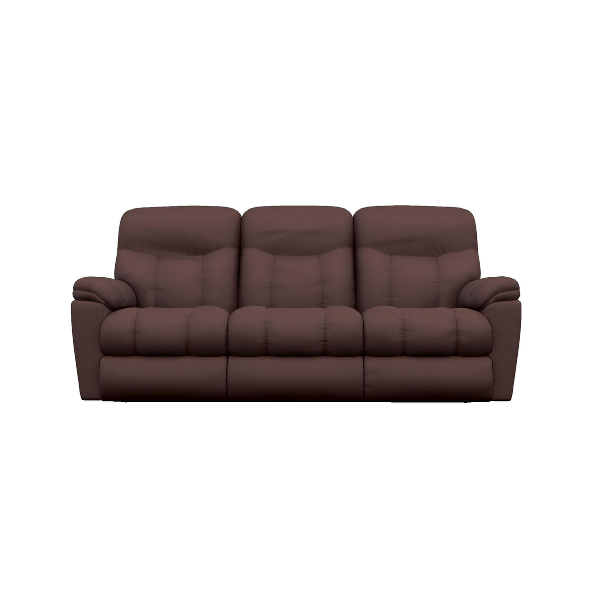  La-Z-Boy Morrison Power Reclining Sofa w/ Headrest & Lumbar - Burgundy IMAGE 2